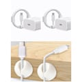 Miniatyrbilde 1 av 4: For iPhone Lader - Hurtiglader - Adapter + Kabel 20W USB-C 2m Kabel Hvit 2 Pakke + 2 Huber