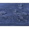 Miniatyrbild 5 av 7: Väggmonterat Toalettsats med Hängande Haken - Blå Polyester Blå