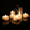 Miniatyrbillede 5 af 5: 6 stk. Flammeløse Lys Batteridrevne LED Tealys Lys L