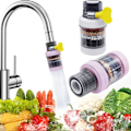 Miniatyrbillede 1 af 4: Vandhane Filter - 2 Stk. Aktivt Kulfilter til Køkkenhane, Fjerner Fluorid, Klor og Tungmetaller