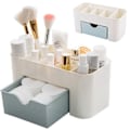 Miniatyrbillede 1 af 3: Make-up stand / Make-up opbevaring - Organiser din make-up - WELLNGS hvid