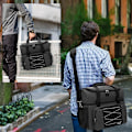 Miniatyrbilde 2 av 4: Bowlingbag for 2 baller Bærbar bowlingbag med polstret ballholder for doble baller og par