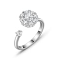 Miniatyrbillede 1 af 5: Fidget ring til kvinder, spinneringe mod stress og angst, meditationsring, anti-angst, beroligende ring, smykker, Valent Style 5 Style 5