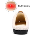 Miniatyrbillede 3 af 6: Dame og Herre Hjemmesko Vinter Varme Memory Foam Hjemmesko Indendørs Udendørs Anti-Slip Hjemmesko Black 38/39