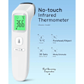 Miniatyrbillede 2 af 5: Berøringsfrit pandetermometer til voksne, infrarødt digitalt termometer til børn, nøjagtig aflæsning med LCD-display