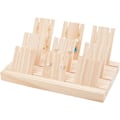 Miniatyrbilde 1 av 8: Øredobber Halskjede Display Stativ, Holder med 9 stk Øredobber Papp Øredobber Stativ i Tre for Øredobber Smykker Display Vise Frem Salg Håndverksmesse