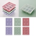 Miniatyrbilde 2 av 5: Silikon Isbitform Egendefinert 4/6 Celler Isbokser Hjemmelaget Rask