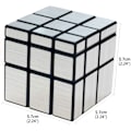 Miniatyrbillede 2 af 7: Spejl Cube, Magic Cube 3x3 Special Sølv Spejl Cube, Cube Klistermærker Speed Cube