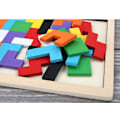 Miniatyrbild 6 av 8: Träpusselspel Tetris, Pedagogisk Leksak för Barn, Kognitiv Utveckling, Perfekt Present