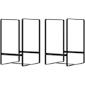 Miniatyrbild 3 av 3: Vertikala tallrikshållare arrangörer 2-pack skåp diskställ metall tallrik disk arrangörer ställ för bänkskiva