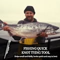 Miniatyrbild 5 av 7: 3-pack fiskeknutbindningsverktyg, fiskekrokbindningsverktyg fiskespö snabbknutbindningsverktyg flugfiske fiskare tillbehör spikknutsbindningsverktyg