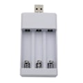 Miniatyrbillede 3 af 5: Universal USB Output Batterioplader 3 Slot Adapter Til AA AAA B