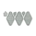 Miniatyrbillede 1 af 5: Diamantform Øreringe Silikoneform Resin Form Skønhedsform Til