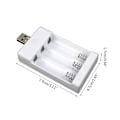 Miniatyrbillede 5 af 5: Universal USB Output Batterioplader 3 Slot Adapter Til AA AAA B