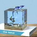 Miniatyrbillede 3 af 5: Kube Prøve Bordplade Ornamenter Epoxy Resin Form Håndlavet Hjem