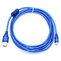 Miniatyrbillede 3 af 5: Usb 2.0 til Mini Usb (Trapezformet til T-port) Adapter Konverter C