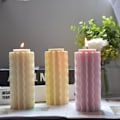 Miniatyrbillede 3 af 5: 3D Bølget Spiral Silikone Klar Form Voks Smelte Polymer Projekter Mol