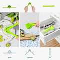 Miniatyrbillede 3 af 5: Citronpresser, let-tryk manuel citronpresser, foldbar citruspresser, twist-sidelæns citronpresser