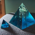 Miniatyrbillede 5 af 5: Transparent Silikoneform Pyramideform DIY Resin Håndværk D