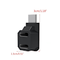 Miniatyrbillede 4 af 5: Han til Hun Type-c Usb C Adapter 90 Graders Stik Til Stea