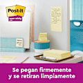Miniatyrbild 4 av 6: Post-it Super Sticky Notes, Kanariegula, 76 mm x 76 mm, 90 ark/block, 4 block/förpackning + 2 GRATIS - Extra klibbiga lappar för att göra-listor och påminnelser