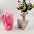 Miniatyrbild 2 av 5: Abstrakt Växt Blomkruka Silikonform Människokropp Blomkruka Mo