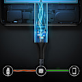 Miniatyrbilde 4 av 5: 40 Gbps 8K@60Hz PD100W Hurtiglading Synkroniseringsdatakabel 40 Gbps for Bærbar PC