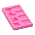 Miniatyrbilde 4 av 5: 8 Hull Silikon Fondantformer Mousseformer Gips Sjokolade M