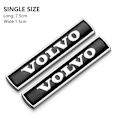 Miniatyrbild 2 av 3: 2 st Volvo Fender Badge Dekal – Anpassad för XC60, S60L, S90 och XC90. Uppgradera din bil med denna snygga fenderemblem. (Silver) Silver