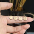Miniatyrbillede 4 af 5: Silikoneform Rund Bogstav Epoxy Resin Forme Til DIY Håndværk Maki