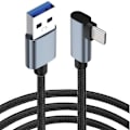 Miniatyrbilde 1 av 5: Fleksibel Type C-kabel Type C til USB A Ladekabel og Data Ca