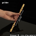 Pikkukuva 6 / 8: Black Myth ja Wukong -peli Qi Tian Da Sheng Ru Yi Jin Hoop Stick Kaikki metalliset käsityökoristeet (22 cm)