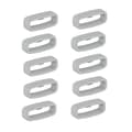 10-pack Loop för 20 mm klockarmband - Grå variation Gray