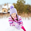 Miniatyrbild 6 av 7: Barnvinter Skidhandskar Vattentäta Snowboardhandskar Halkfria Plyschfodrade Varma Enhörningshandskar för Flickor Pojkar 2–9 År pink M