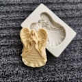 Miniatyrbillede 5 af 5: Krystal Engel Fe Casting Silikoneform Til DIY Håndværk T