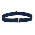 Usynligt plastikbæltespænde, elastisk bælte til kvinder og mænd, justerbart, mørkeblå, 3 x 105 cm Mørkeblå Dark blue