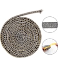 Miniatyrbilde 3 av 5: Ovnspakning, 3 deler, for ovner, peiser, ovnsdører, kjeler, varmebestandig - 3mm*10mm*2m 3mm*10mm*2m