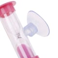 Miniatyrbild 6 av 8: Tandborste-snurrande sandtimer 2/3 minuter duschtimer barn mini - Rosa 3 minuter Pink Minuter
