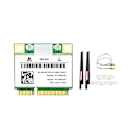 Miniatyrbillede 1 af 5: Rtl8822ce Wifi Kort + Antenne Kit 1200mbps 2.4g+5ghz 802.11ac Net