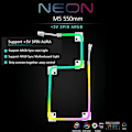 Pikkukuva 3 / 5: M5 Rgb Neon Kotelon Valonauha Argb Tietokonekotelon Koristelu Le