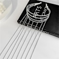 Miniatyrbilde 2 av 5: Rhinestones Hårkjede Dusker Rhinestones Duske Hodebånd Hodech