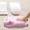 Miniatyrbild 4 av 9: Mus handledsstöd söt rosa grisdesign Mini handledsstöd, mjuk handstöd palmstöd, liten lätt bärbar, handledsstöd mus handledsstöd kudde