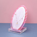 Miniatyrbillede 2 af 5: Ins Silikone Krystal Vedhæng Form Halskæde Opbevaring Display Stand
