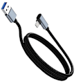 Pikkukuva 5 / 5: Joustava Type C -kaapeli Type C - USB A -latauskaapeli ja datakaapeli