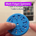 Miniatyrbild 3 av 6: Matematik Fidget Spinners, Matematik Fakta Fidget Spinners, för alla Stimmers - Fidgeters som lär sig matematik, division och multiplikation på en Fidget Add Or Subtract 9pcs