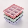 Miniatyrbilde 4 av 5: Silikon Isbitform Egendefinert 4/6 Celler Isbokser Hjemmelaget Rask