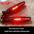 Pikkukuva 1 / 5: 4 kpl Moottoripyörän LED-vilkut, LED12V Vilkut, Jälkiasennuslisävaruste Punainen vesivalo Red water lamp