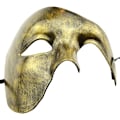 Miniatyrbild 5 av 6: Herrmask Maskerad Mask Fantom av Operan Halvmask Gold