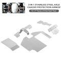 Miniatyrbillede 2 af 5: Modelbilssæt Metal Fremstillede Dele Holdbart Chassis Armor Til Udr