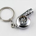 Miniatyrbillede 2 af 4: Kreativ Nøglering med Roterende Turbo Turbine Turbolader - Laver Ægte Hylelyd.